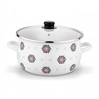 Puodas FOLKLOR 20cm 3.6L Emaliuotas