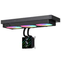Gamemax CPU Liquid Cooler | GLACIER 360 LCD BK | Intel, AMD