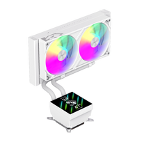 Gamemax CPU Liquid Cooler | GLACIER 240 LCD WH | Intel, AMD