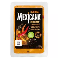 Čederio sūris MEXICANA su paprikomis, 150 g