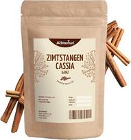 "Achterhof Cassia" cinamono lazdelės 500 g | visos cinamono lazdelės suvyniotos į cinamono žievę 8 cm | puikus cinamono aromatas desertuose, kepiniuose, virtiniame vyne ar pagrindiniuose patiekaluose