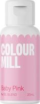 "Colour Mill Oil Blend Baby Pink" aliejiniai maistiniai dažai - maistiniai dažai šokoladui, fondanui, keksiukams, pyragams, kepiniams, makaronams - maistiniai dažai tortų dekoravimui - 20 ml