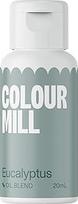 "Colour Mill Oil Blend" eukaliptų aliejaus pagrindo maistiniai dažai - maistiniai dažai šokoladui, fondanui, keksiukams, pyragams, kepiniams, makaronams - maistiniai dažai tortų dekoravimui - 20 ml