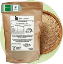 "freshooo" žemės riešutų miltai be aliejaus ir žali, 1,0 kg, žemės riešutų baltymai, 55 % baltymų, ekologiškai tvariai supakuoti