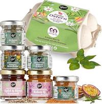 "Gepp's Feinkost Tasting Box" dovanų krepšelis "Frohe Ostern" I Velykų dovana vyrams ir moterims su gardžiais padažais ir prieskoniais pusryčiams ir priešpiečiams I Velykų dovanų rinkinys be dirbtinių priedų