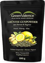 "GreenValence" žalioji arbata "Gunpowder" su citrina ir imbieru - aromatingas žaliosios arbatos mišinys | gaivus ir aštrus | natūralus, be priedų | aukščiausios kokybės arbata karštai ir šaltai, šaltai arbatai ir sąmoningam malonumui (100 g)