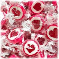 "Kywië Heart" saldainiai vestuvėms, krikštynoms, komunijai, 500 g, didmeninė pakuotė, rankomis įvynioti saldainiai su širdimi, stalo puošmena, saldainiai, vakarėlių dovanos, saldainiai - raudonos spalvos