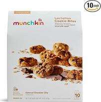 "Milkmakers" laktacijos sausainiai "Cookie Bites", avižinių dribsnių šokolado traškučiai, 10 vnt.