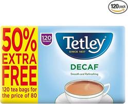 "Tetley" arbatos be kofeino maišeliai, 120 vnt.