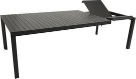 DEGAMO Lagos XL išplečiamas sodo stalas 195/255 x 120 cm Aliuminio antracito spalvos, atsparus oro sąlygoms lauke