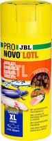 JBL Pronovo Lotl Grano, pagrindinis maistas 15-25 cm ilgio aksolotliams, žuvų maistas granulės, XL dydis, 250 ml