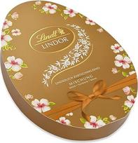 Lindt šokoladas | LINDOR kiaušinių mišinys "Velykų žiedai" | 150 g | Velykinių kiaušinių skardinė su švelniai tirpstančiais LINDOR pieno, baltais ir švelniais pyrago kiaušiniais | Velykinis šokoladas | Puiki velykinė dovana visiems