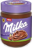 Milka Lazdynų riešutų kremas 1 x 600 g I Saldus tepalas I Šokoladinis kremas su riešutais I Be palmių aliejaus I Vienkartinė pakuotė
