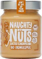 NAUGHTY NUTS ekologiškas žemės riešutų sviestas, sūdyta karamelė, veganiškas žemės riešutų sviestas, 100 % natūralus, be palmių aliejaus ir cukraus, idealiai tinka dribsniams gardinti, 250 g