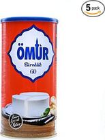 Ömür Böreklik 60 - 5 x 800 g metalinė skarda - kombinuotas maisto produktas, pagamintas iš nugriebto pieno ir palmių aliejaus sūryme su 72 % karvės pieno Mikrobiologinė laboratorija Vegetariškas Be glitimo Halal