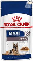 ROYAL CANIN Drėgnas maistas "Maxi Age 8+" su mėsos gabalėliais vyresnio amžiaus šunų padaže Big Race - dėžutė 10 x 140 g (maišeliai)