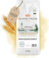 Rugių šratas [2,5 kg] - švelniai susmulkinti rugiai iš Bavarijos kaimiškai duonai - 100 % rugiai be priedų