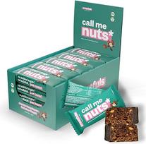 treatfuls Tamsus ekologiškas lazdyno riešutų šokolado batonėlis 20 x 40 g | Datulės ir riešutai | Ekologiškas ir veganiškas | 100% natūralūs ingredientai | Be glitimo | Be laktozės