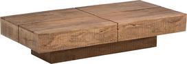Woodkings® Amberley medinis kavos staliukas, modernus dizainas, išskirtinis medžio masyvas, svetainės kavos staliukas Pigūs (mango, 140 x 70 cm)