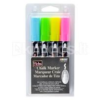 Kreidiniai markeriai Marvy „Bistro Chalk Marker“, įvairių spalvų, 4 vnt.