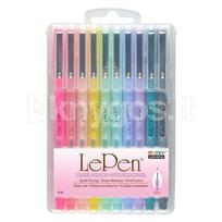 Stilingi rašikliai plonu antgaliu Marvy „Le Pen” Pastel, 10 vnt.