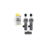 Bezvadu mikrofoni Microphones x 2 MK-01 USB-C Black