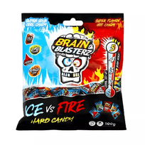 Saldainiai BRAIN BLASTERZ FIRE AND ICE, 100g Saldainiai BRAIN BLASTERZ FIRE AND ICE, 100g