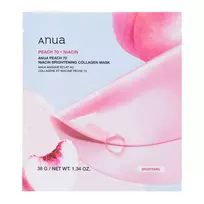 Anua - Peach 70 Niacin Brightening Collagen Mask - Šviesinanti Lakštinė Kaukė su Kolagenu - 38g