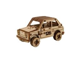 3D medinis galvosūkis, Automobilis, Ralio automobilis 3, 87 dalių, woodencity, MB-006, 3D Wooden Puzzles
