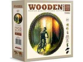 Medine delione, Dviratis miške, 250, woodencity, HE 0300-L, Wooden Puzzles
