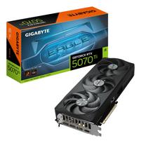GIGABYTE Graphics Card||NVIDIA GeForce RTX 5070 Ti|16GB|GDDR7|256-bit|PCIE 5.0 16x|Triple-slot Fansink|1xHDMI|3xDisplayPort|GV-N507TEAGLEOC-16GD1.0