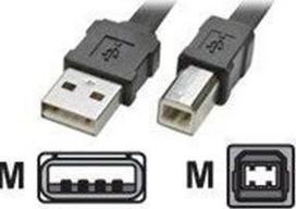 Kabel USB Roline Wtyczka prosta USB-A - 1.8 m Czarny