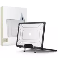Tech-Protect SMARTSHELL PRO MacBook Air 13 M2 / M3 / M4 2023-2025 Black/Clear