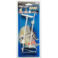 Tvirtas tvirtinimas prie tuščiavidurės sienos M6 Cobra FlipToggle c/w 60 mm varžtas, 2 komplektai