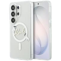 KARL LAGERFELD case for SAMSUNG S26 Ultra KLHMS26L5HKSCAH (Magnetic IML KC Script) transparent