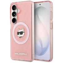 KARL LAGERFELD case for SAMSUNG S26 Plus KLHMS26MHMKBCHOP (Magnetic IML Repeated Logo and Choupette) pink