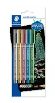 Staedtler Marker, Metallic, 5 pcs, assorted colors