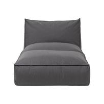 Tamsiai pilkas sodo gultas Blomus Coal, 190 cm ilgio