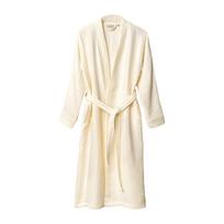 Kreminės spalvos iš muslino chalatas S/M Kimono – Foutastic