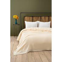 Lovatiesė iš muslino kreminės spalvos 220x250 cm Muslin – Mijolnir