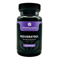 VitalHarmony Resveratrol – resveratrolis (30 kapsulių)