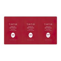 TIRTIR Mask Fit Red Red Cushion Foundation 3 Colors 23N; 24N; 24W – 3 spalvų mėginukų rinkinys