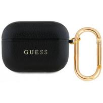 Guess GUAPPGUGMK Grained Classic Logo Case Apple AirPods Pro Black