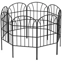 Metalinė dekoratyvi sodo tvorelė 93x150 cm