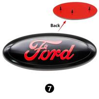 Automobilio lipdukas 2026 Ford Naujas 2025 Karštas ABS 22,5 cm Automobilio Priekinis Galinis Emblemos Lipdukas Kamieno Lipdukas Ford Edge Escape Fiesta Transit Rang 22.5cmX9cm