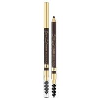 Antakių pieštukas Eveline Cosmetics Brow & Go 03 Tamsiai rudas Miltelių Tikslumas Ilgalaikis Natūralus Efektas