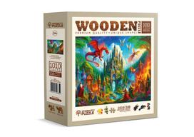 Medinė dėlionė, Fantazijų pilis, woodencity, NB 0811-XL, Wooden puzzles