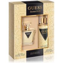 Dovanų rinkinys Guess Seductive EDT 75 ml + kūno purškiklis Gėlių–medienos aromatas moterims