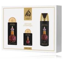 Dovanų rinkinys Lattafa Pride Artisan Ethnique Unisex 100 ml EDP + 20 ml EDP + dezodorantas 200 ml