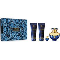 Dovanų rinkinys Versace Dylan Blue Pour Femme EDP 100 ml + kūno losjonas + dušo gelis + miniatiūra